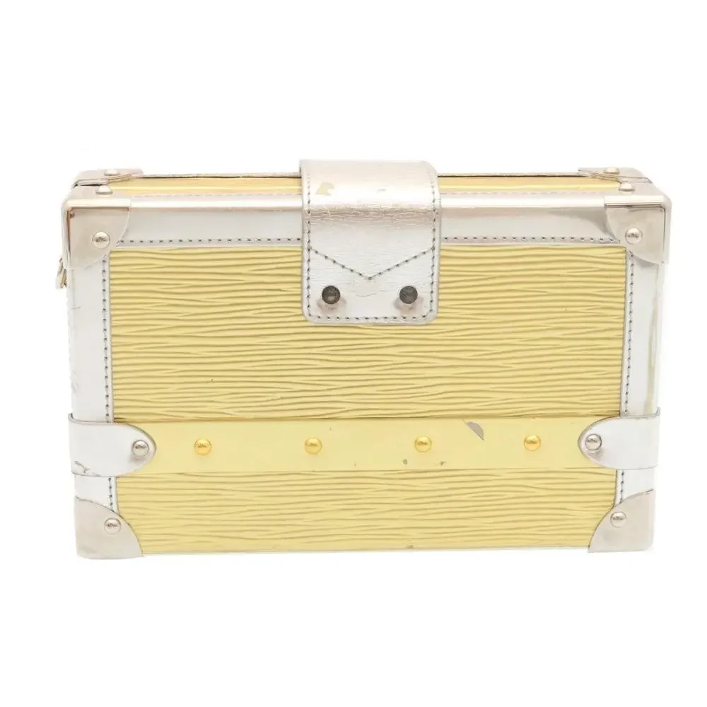 LOUIS VUITTON Epi Petite Mar Shoulder Bag Silver Gold M54652